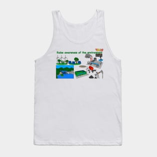 Industrial factory with renewable and non-renewable sources Tank Top